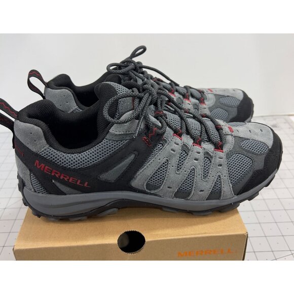 Merrell Accentor 3 Hiking Shoes Leather/Synthetic Men's Sz. 9 New Rock/Gray - Picture 3 of 8